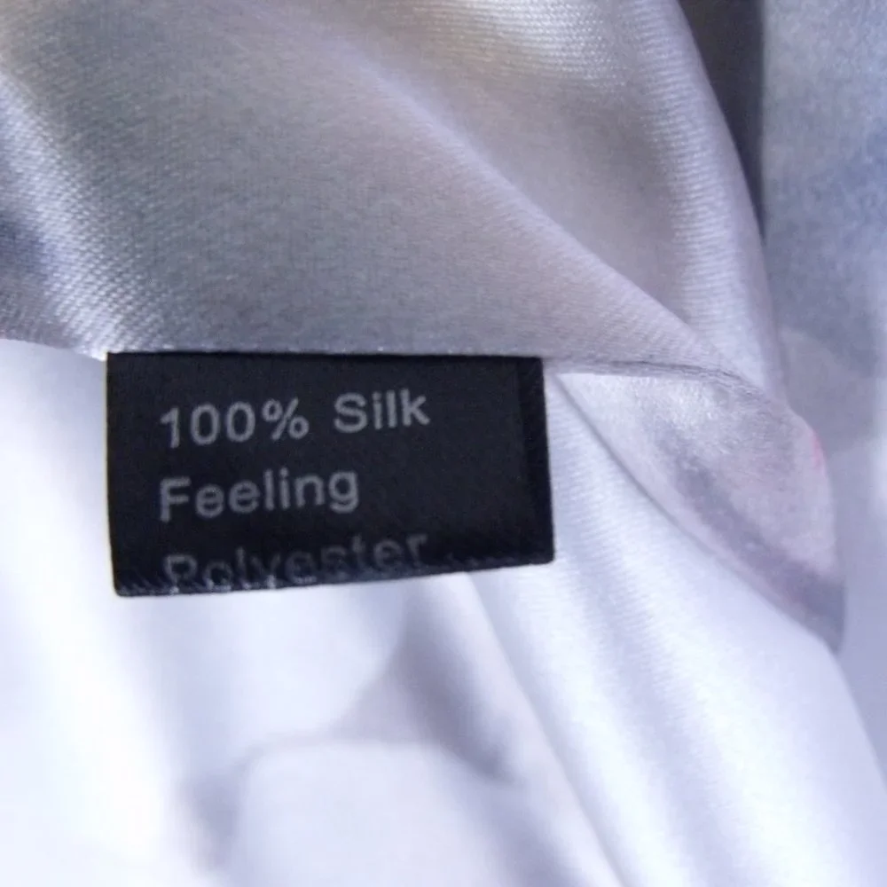 Water Lilly Long SIlk Feel Scarf